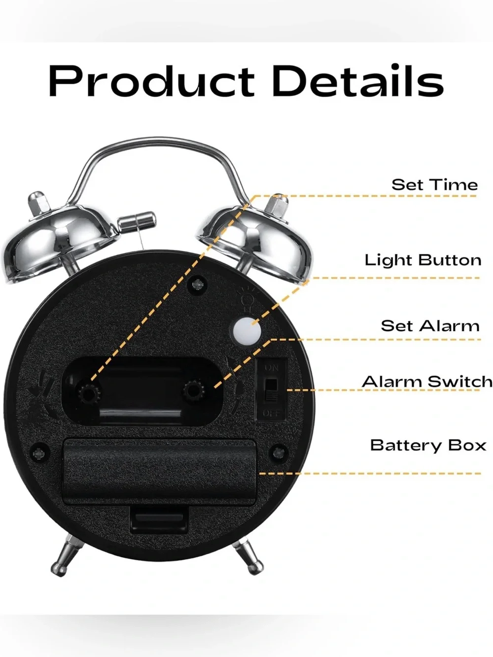Twin Bell Alarm Clock